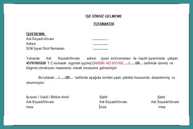 tutanak nasıl tutulur, tutanak örneği, tutanak örnekleri