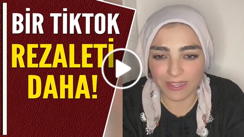 Alın size bir Tiktok rezaleti daha! Hem de pes dedirtecek cinsten izleyin